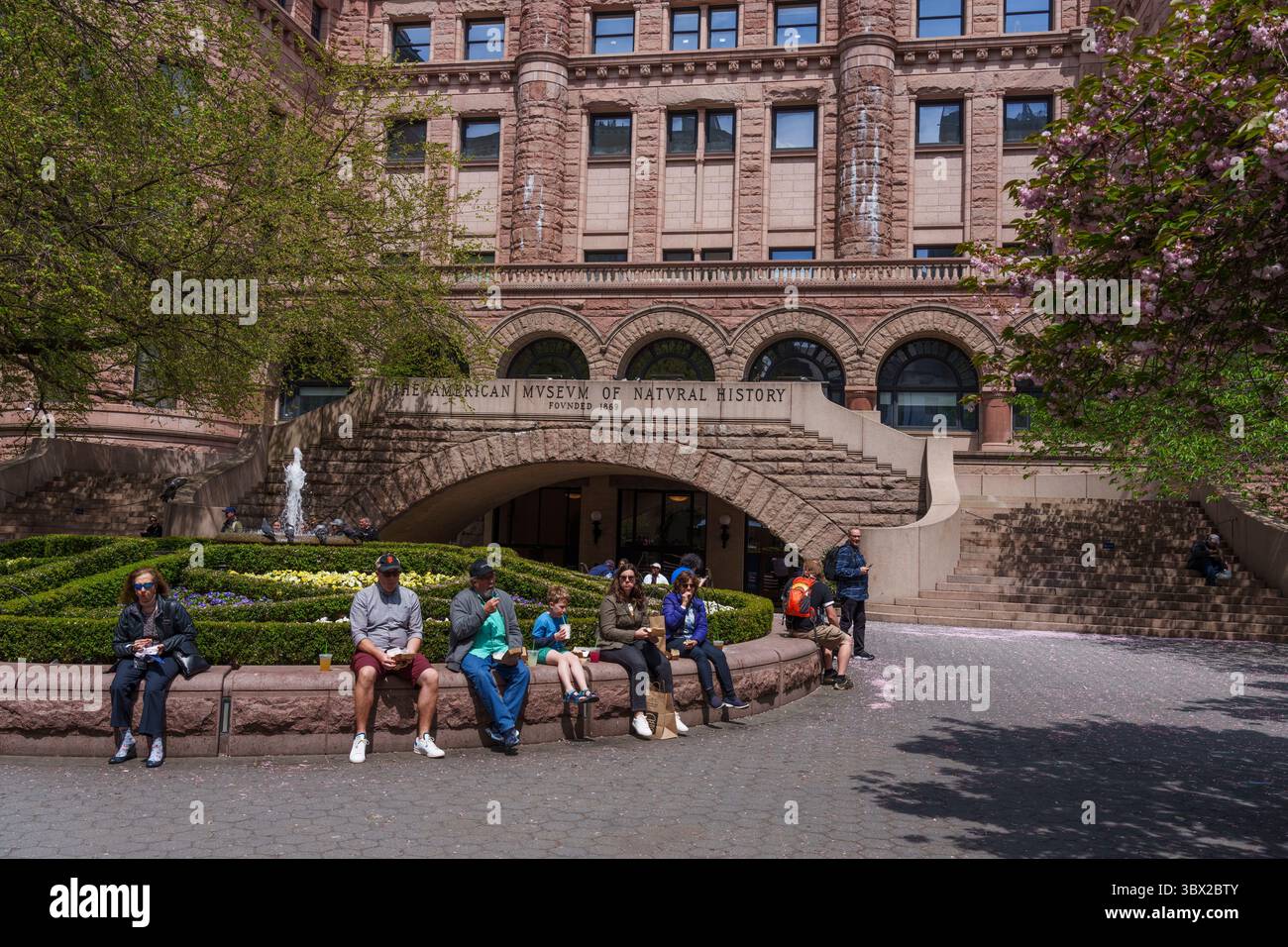 New York, USA - 24. April 2023: Innenansicht des Natural History Museum in New York. Stockfoto