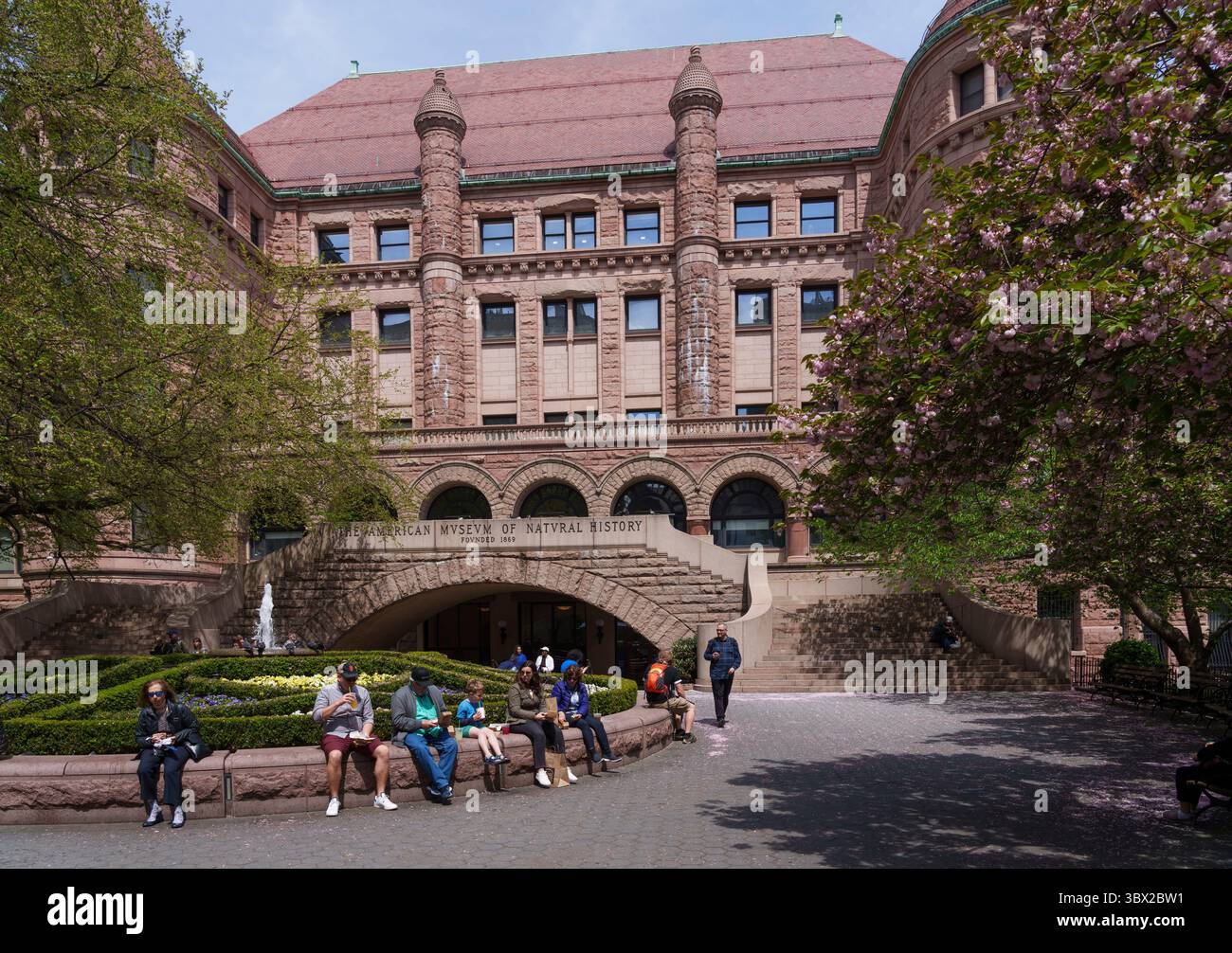 New York, USA - 24. April 2023: Innenansicht des Natural History Museum in New York. Stockfoto