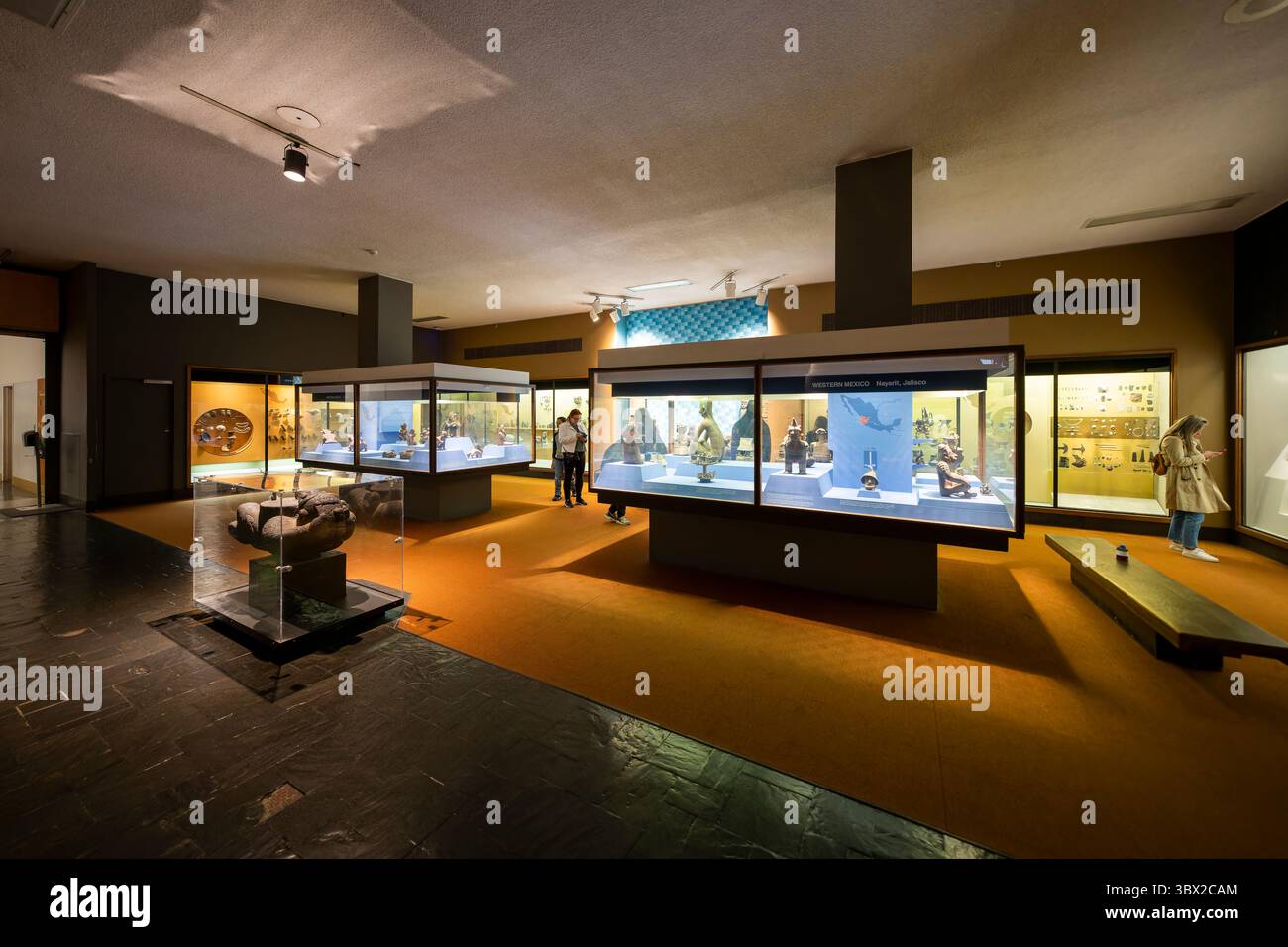 New York, USA - 24. April 2023: Innenansicht des Natural History Museum in New York. Stockfoto