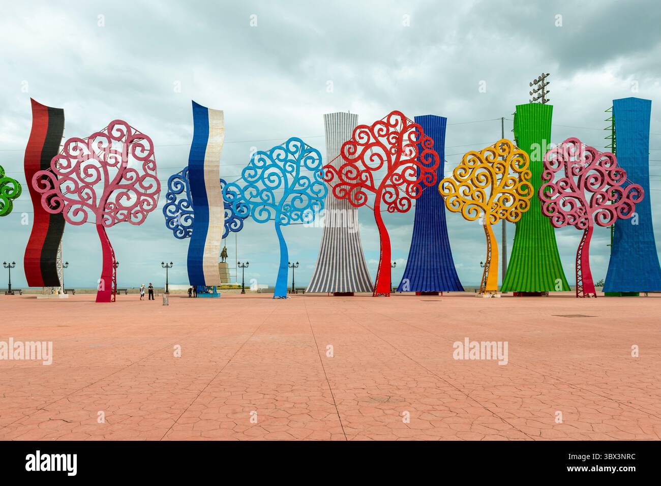 Bäume des Lebens am Xolotlan Lake in Managua, Nicaragua. Stockfoto
