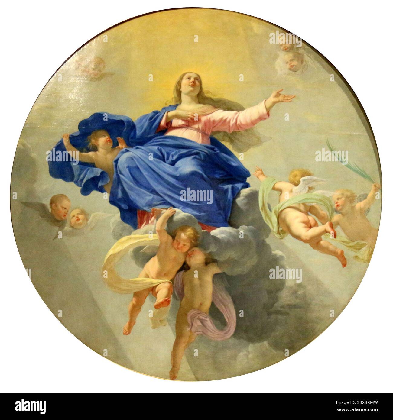 Himmelfahrt von Mary Philippe de Champaigne - O Stockfoto