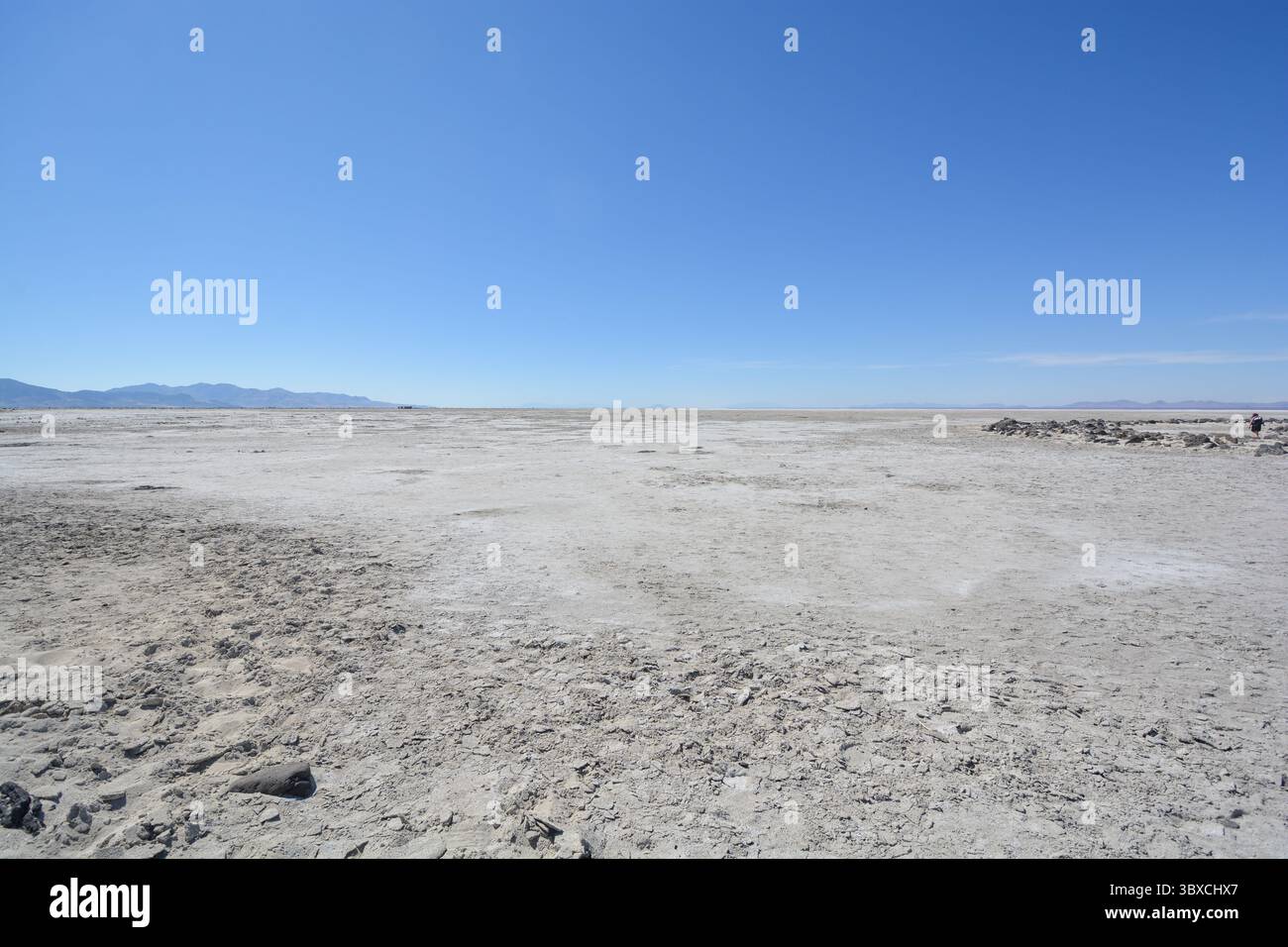 Spiral Jetty von Richard Smithson - ein großartiges Stück Landkunst am Great Salt Lake, Utah Stockfoto