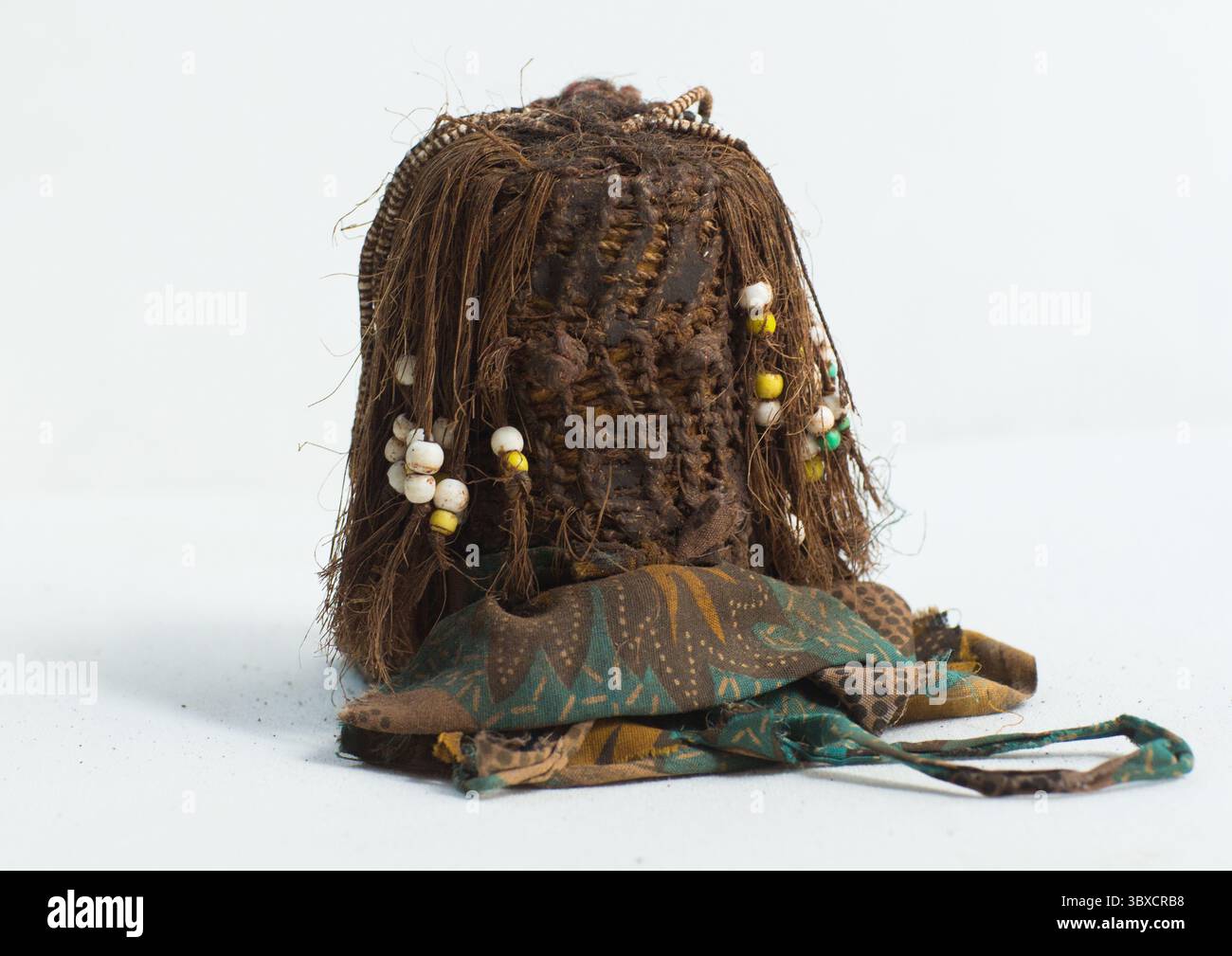 Mwila-Stammespuppe Angola, Provinz Huila, Chibla, Angola Stockfoto