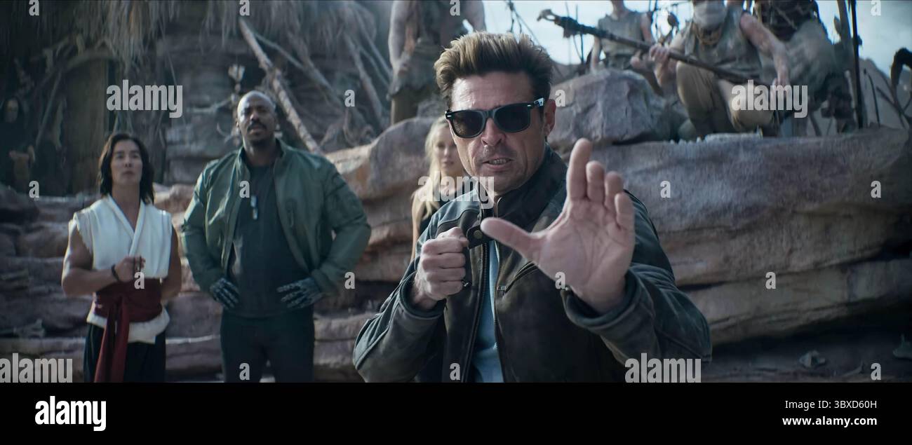 Mortal Kombat II (2025) von Simon McQuoid mit Karl Urban als Johnny Cage. Kämpfer von Earthrealm bereiten sich auf eine letzte Konfrontation gegen die Champions der Outworld in dieser hochkarätigen Kampfkunst-Fantasy vor, die auf dem legendären Videospiel-Franchise basiert. Werbung NUR REDAKTIONELLE VERWENDUNG. Quelle: BFA / Warner Bros Stockfoto