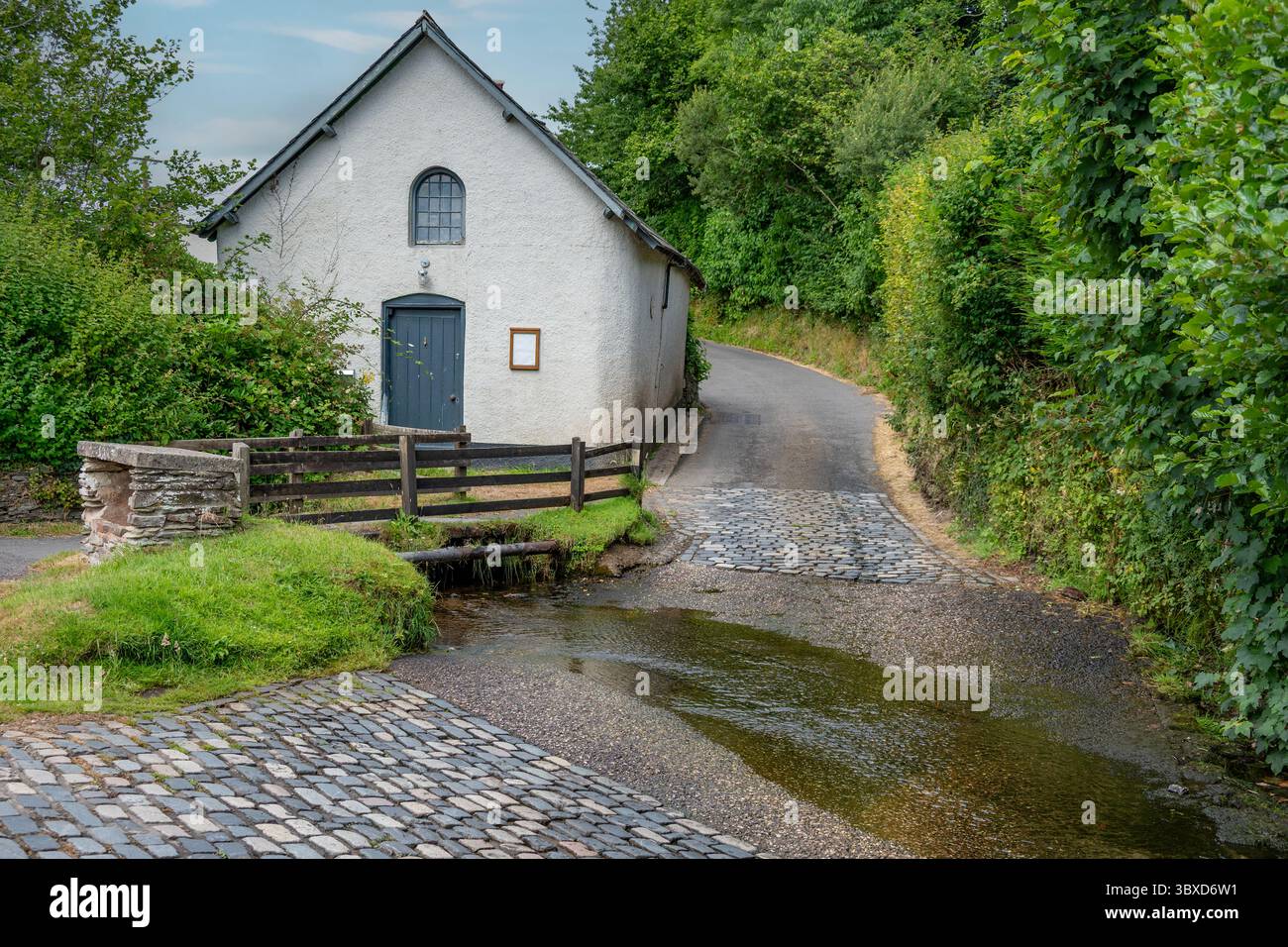 Ford am Fluss exe, Winsford, Somerset, England Stockfoto