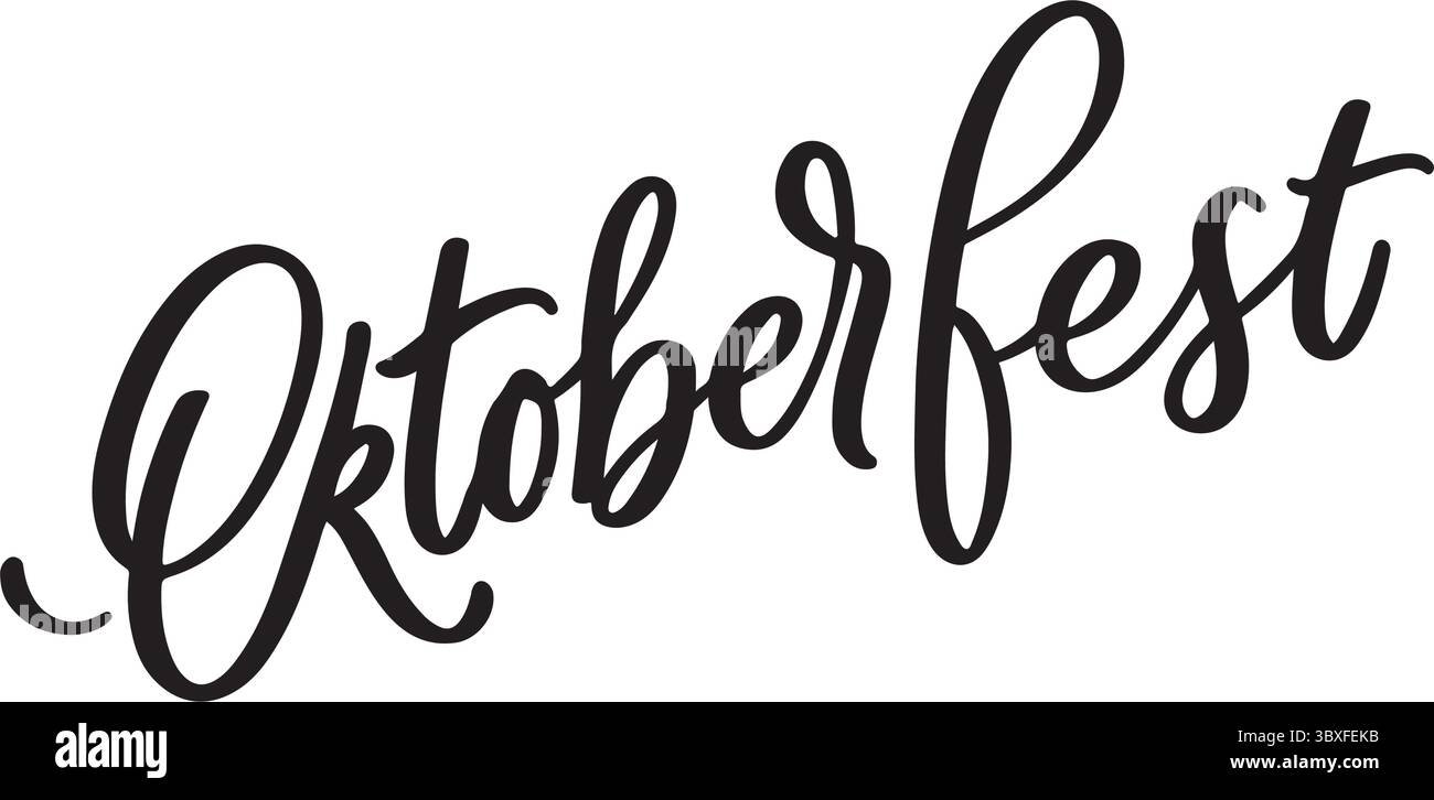 Während der Oktoberfesttage treffen sich die Menschen, um traditionelle deutsche Speisen, Getränke und Musik in einer lebhaften Umgebung voller Lachen und Feiern zu genießen Stock Vektor