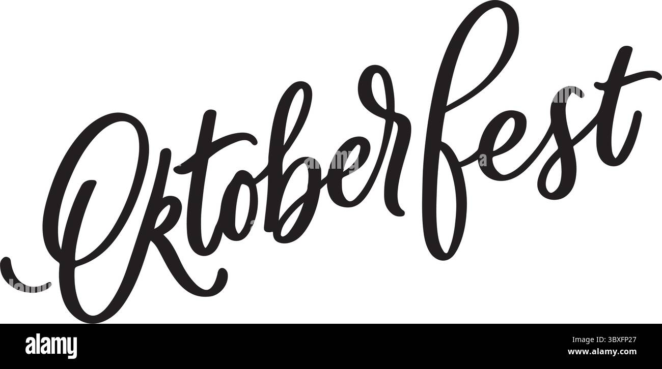 Während der Oktoberfesttage treffen sich die Menschen, um traditionelle deutsche Speisen, Getränke und Musik in einer lebhaften Umgebung voller Lachen und Feiern zu genießen Stock Vektor