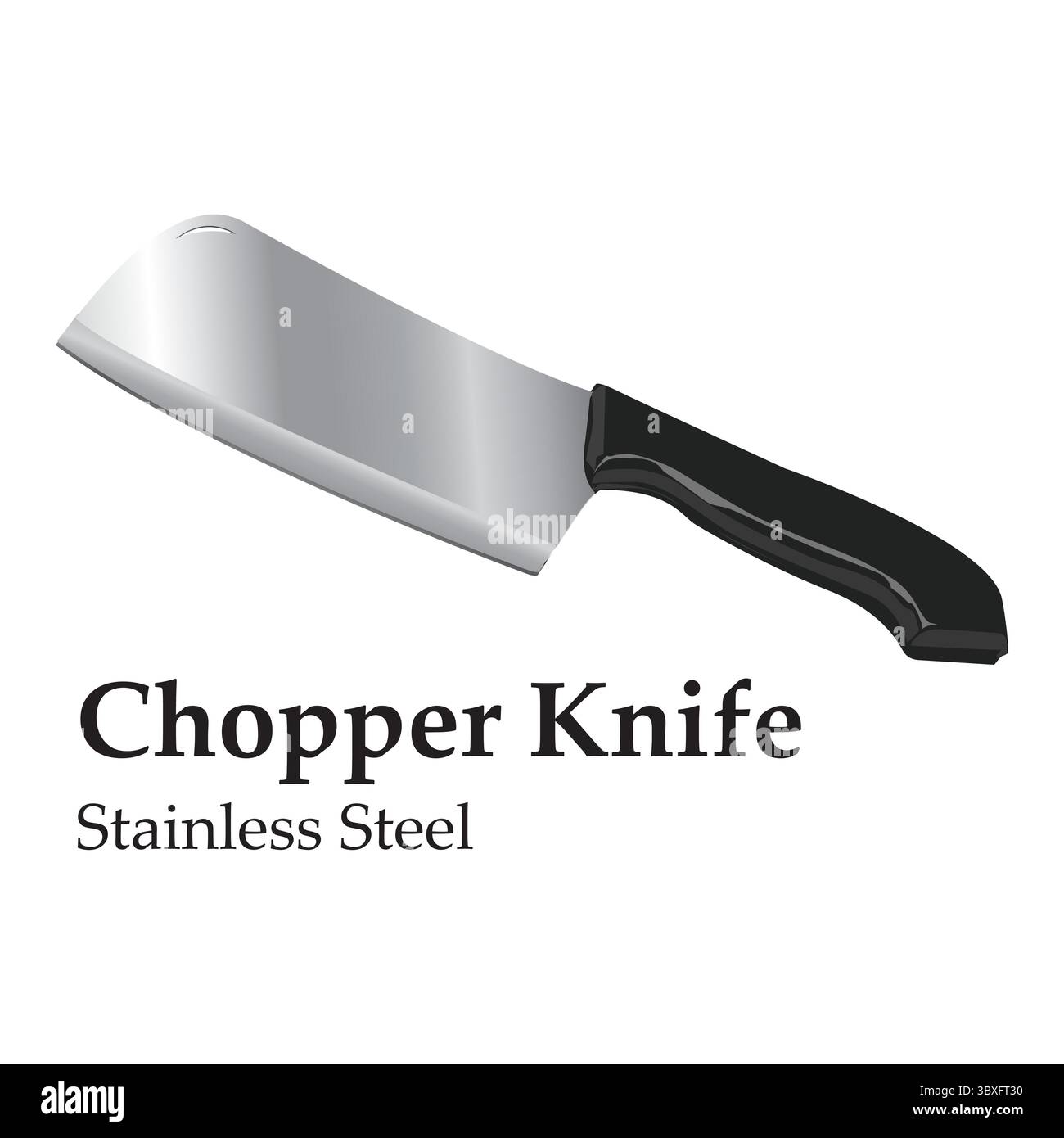 Häckslermesser Edelstahl Illustration Vektor Basiert Stock Vektor