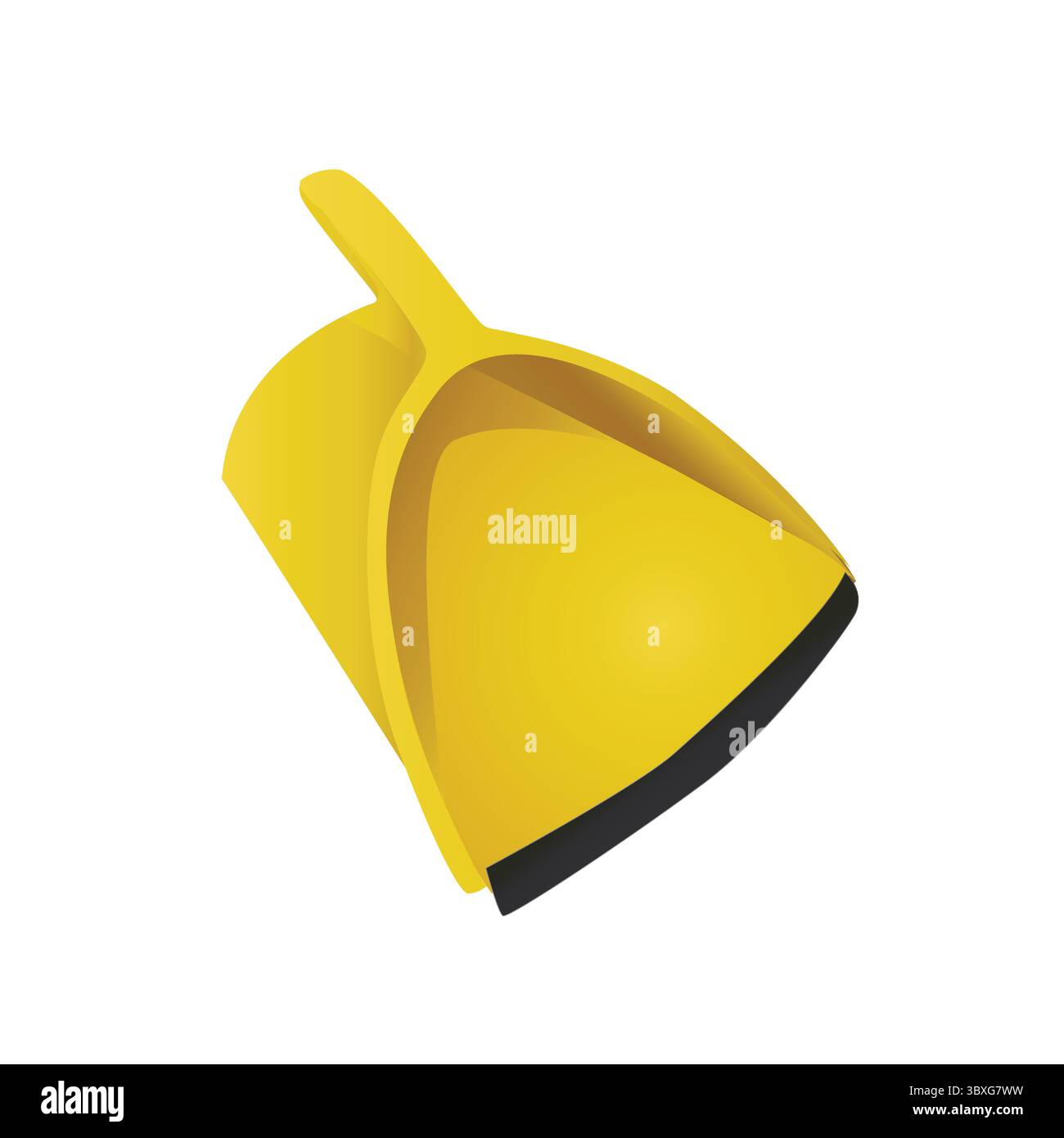 Staubpfanne kurzer Griff Heavy Duty Vintage Staubpfanne Staubschaufel für Kaminabbildung 04 Stock Vektor