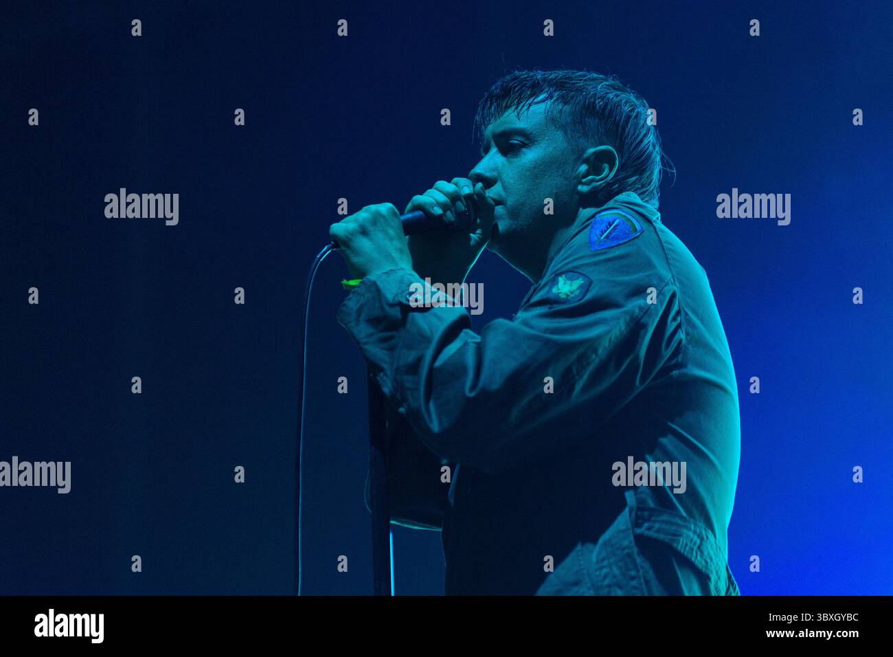 29. Oktober 2021, San Francisco, Kalifornien, USA: JULIAN CASABLANCAS of the Strokes beim Outside Lands Music Festival in San Francisco, Kalifornien (Credit Image: © Daniel DeSlover/ZUMA Press Wire) Stockfoto