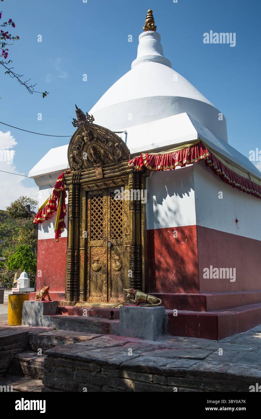1. April 2013, Pokhara, Provinz Gandaki, Nepal: Der Ganesh Mandir Hindu ...