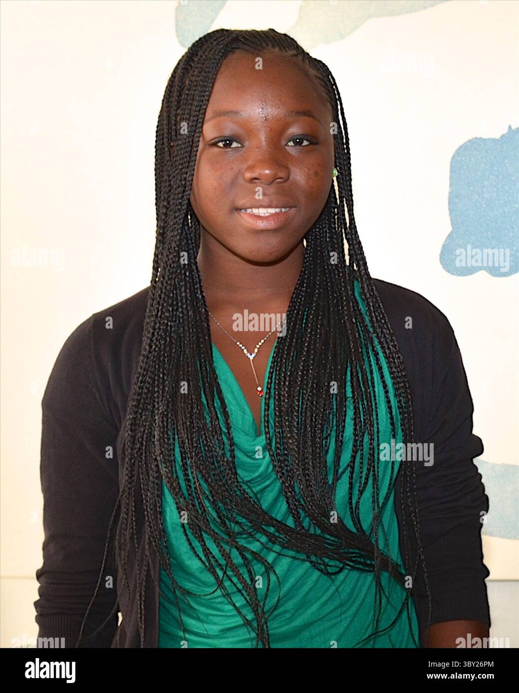 26. Februar 2013 - Rachel Mwanza auf der Pressekonferenz zur theatralischen Veröffentlichung von ''war Witch' (Credit Image: © Billy Bennight via ZUMA Press Wire) Stockfoto