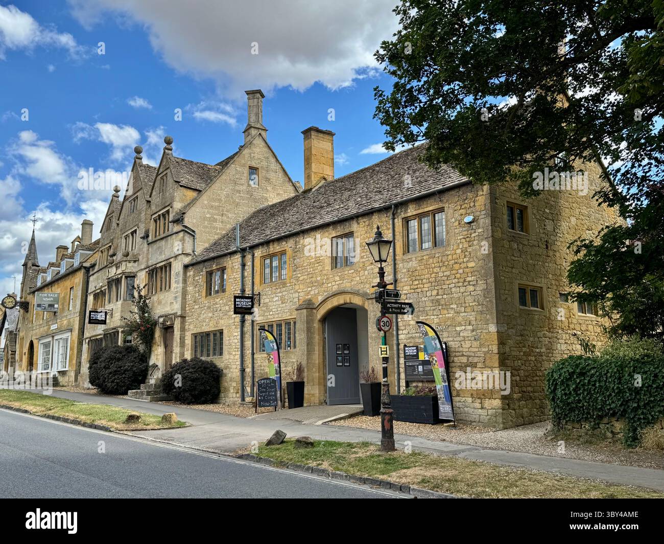 Das Broadway Museum und die Art Gallery. Stockfoto