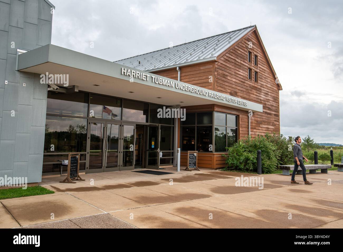9. September 2021, Church Creek, Maryland, USA: Eingang zum Harriet Tubman Visitor Center (Kreditbild: © Edwin Remsberg/VW Pics via ZUMA Press Wire) Stockfoto