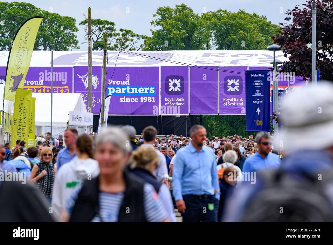 Royal Highland Show, Royal Highland Centre, Ingliston, Edinburgh, Schottland, UK Stockfoto