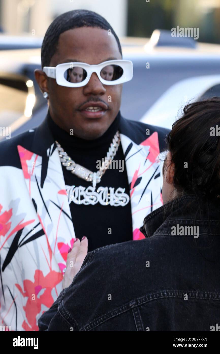 HALLANDALE, FLORIDA - 29. JANUAR: MASE nimmt am 29. Januar 2022 an der Pegasus World Cup in Gulfstream Teil, am 29. Januar 2022 in Hallandale, Florida. ..Leute: Mase. (Kreditbild: © SMG via ZUMA Press Wire) Stockfoto