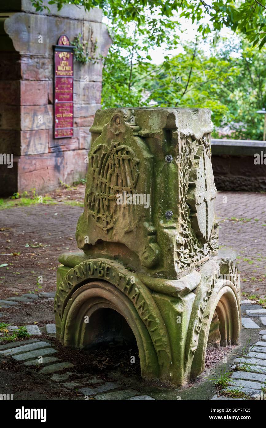 Sinclair-Brunnen, Gosford Place, Edinburgh Stockfoto