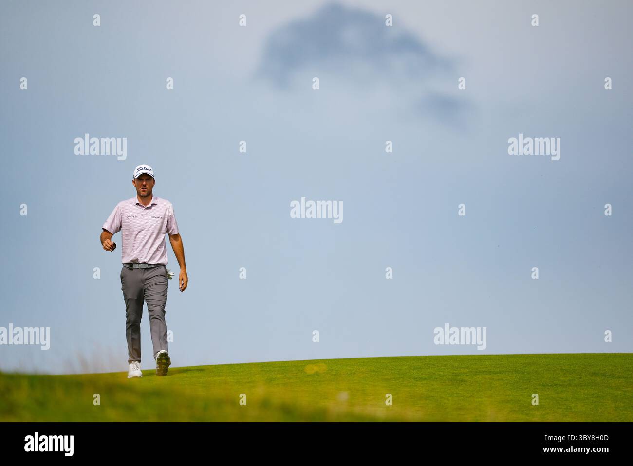 Am 17. Tag der 153. Open Championship im Royal Portrush im County Antrim, Nordirland. Bilddatum: Samstag, 19. Juli 2025. Stockfoto