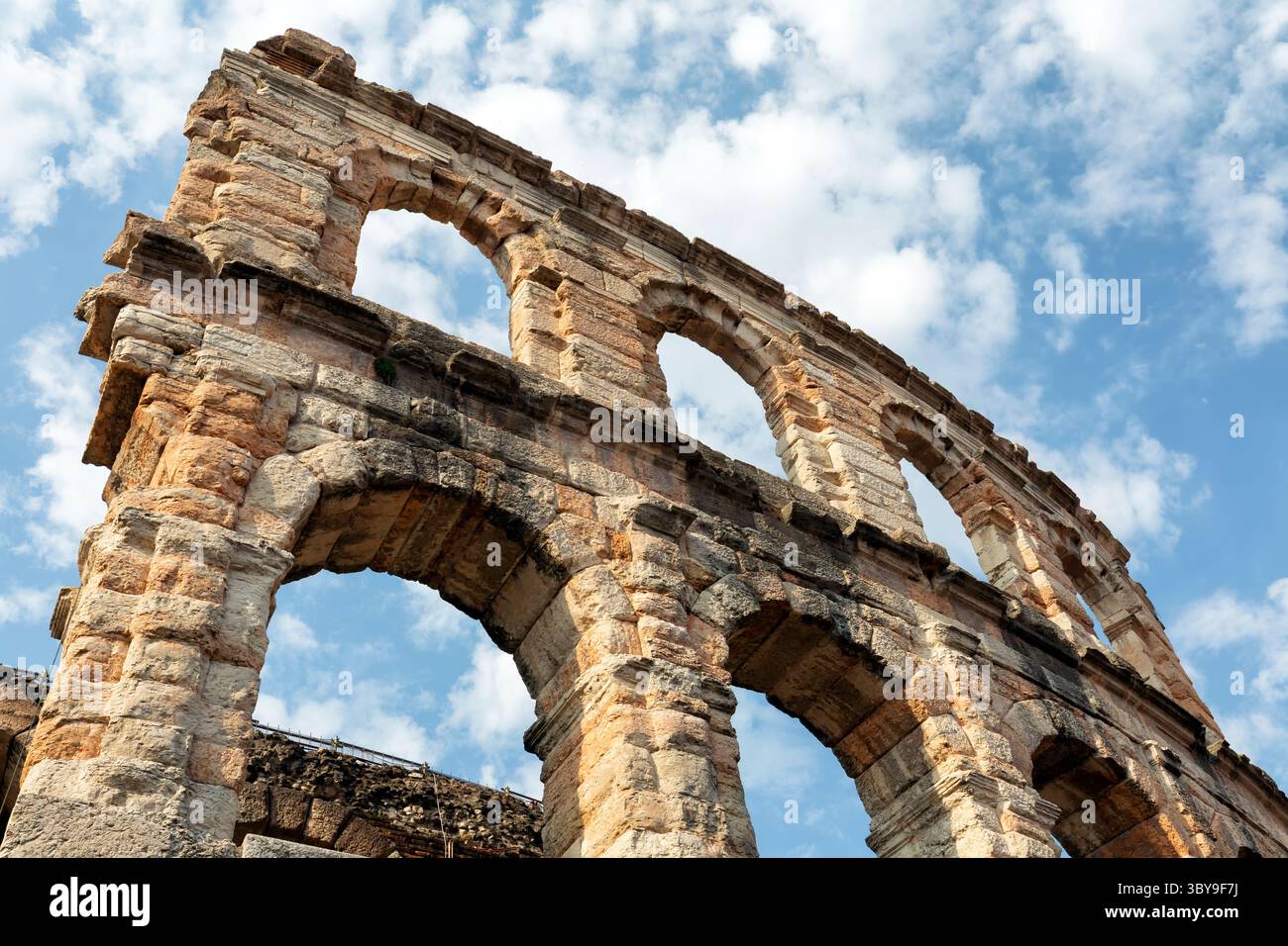 Die römische Arena, verona, unesco-Weltkulturerbe, venetien, italien, europa Stockfoto