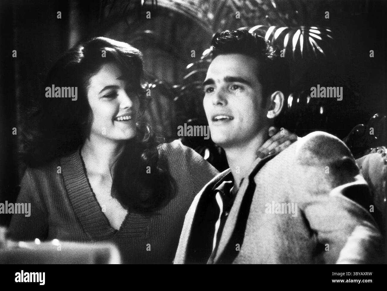 15. Juli 2020, USA: Matt Dillon, Diane Lane, am Set des Films, „The Big Town“, Columbia Pictures, 1987 (Bild: © JT Vintage/Glasshouse Via ZUMA Press Wire) Stockfoto