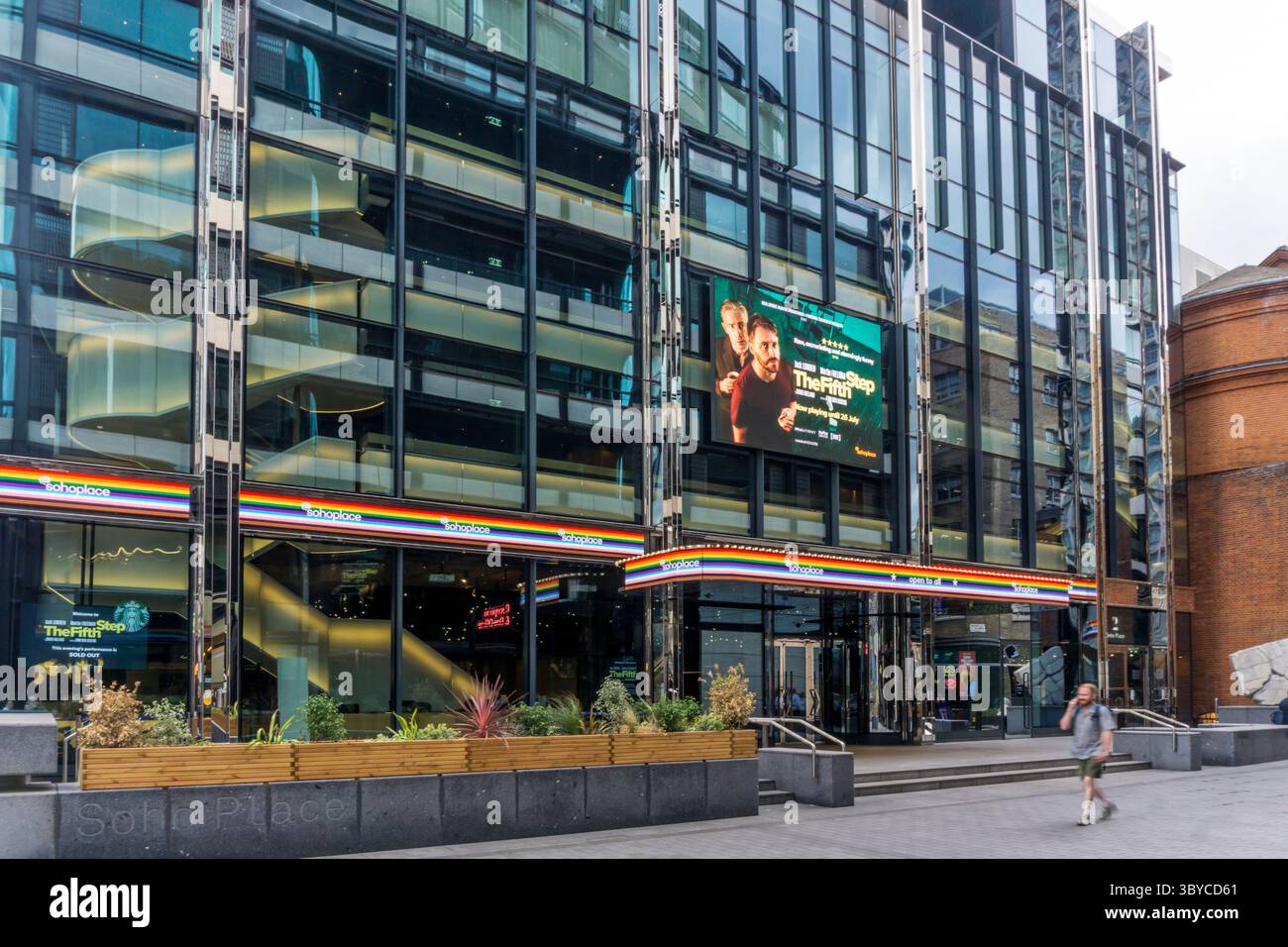 @soho Place Theater im Zentrum von London. Stockfoto