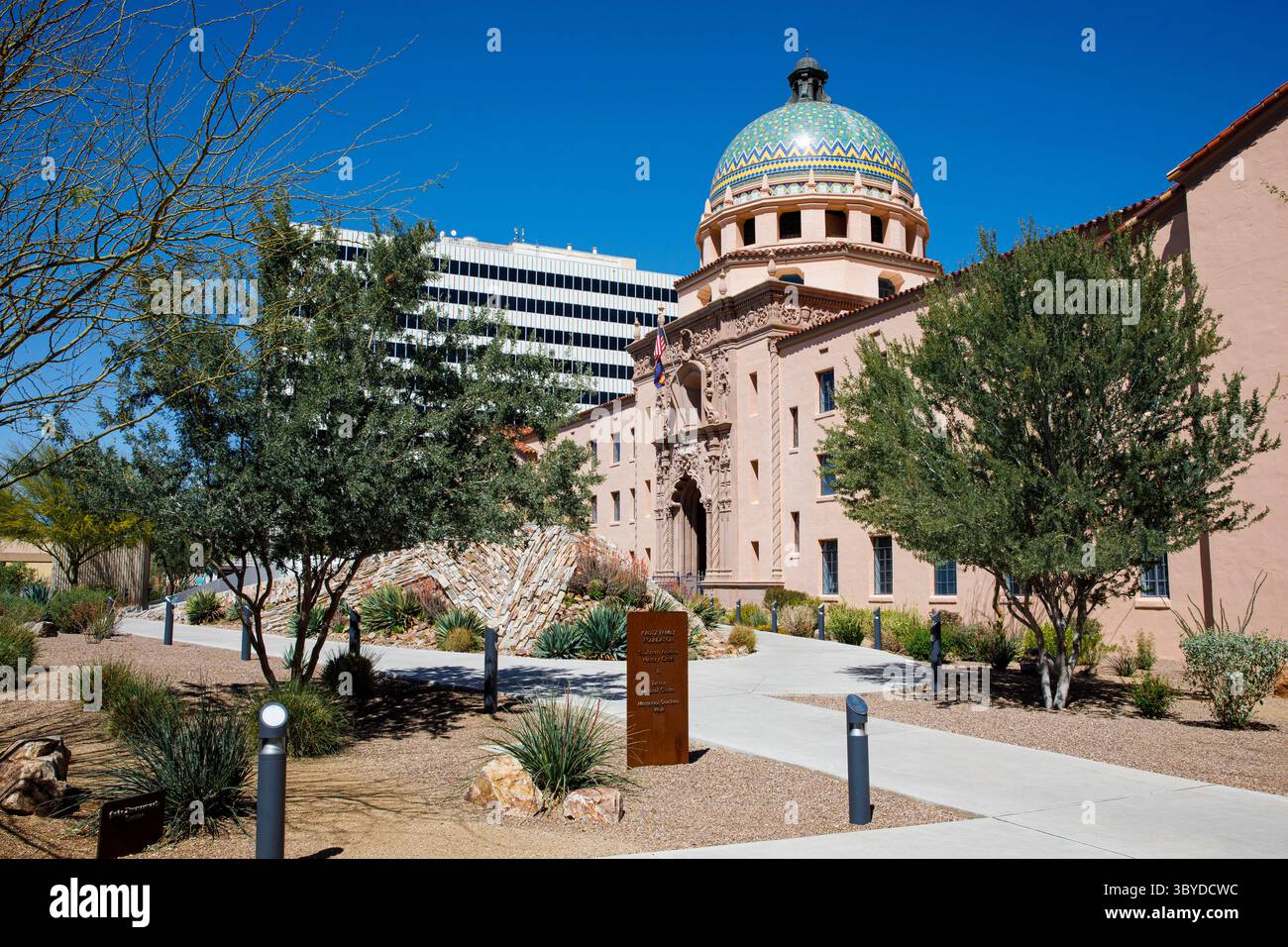 Historisches Pima County Courthouse, Tucson, Arizona, USA Stockfoto