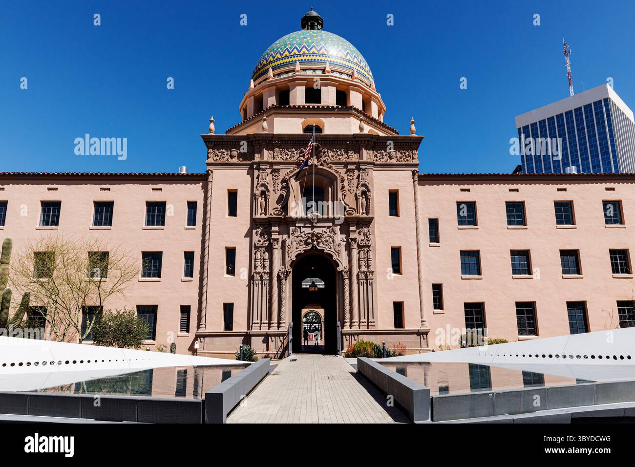 Historisches Pima County Courthouse, Tucson, Arizona, USA Stockfoto