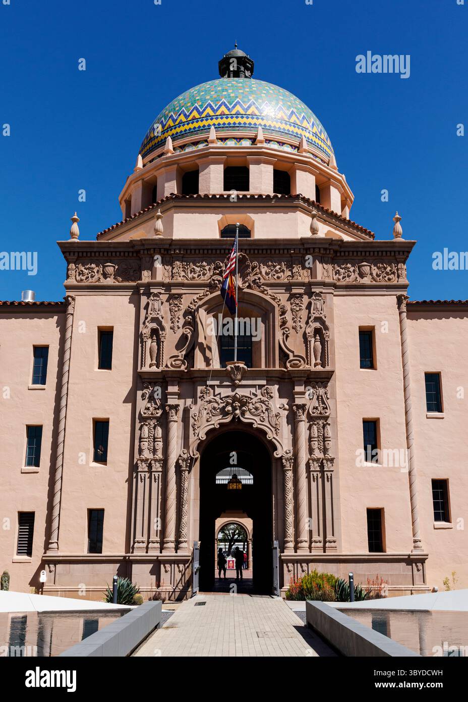 Historisches Pima County Courthouse, Tucson, Arizona, USA Stockfoto
