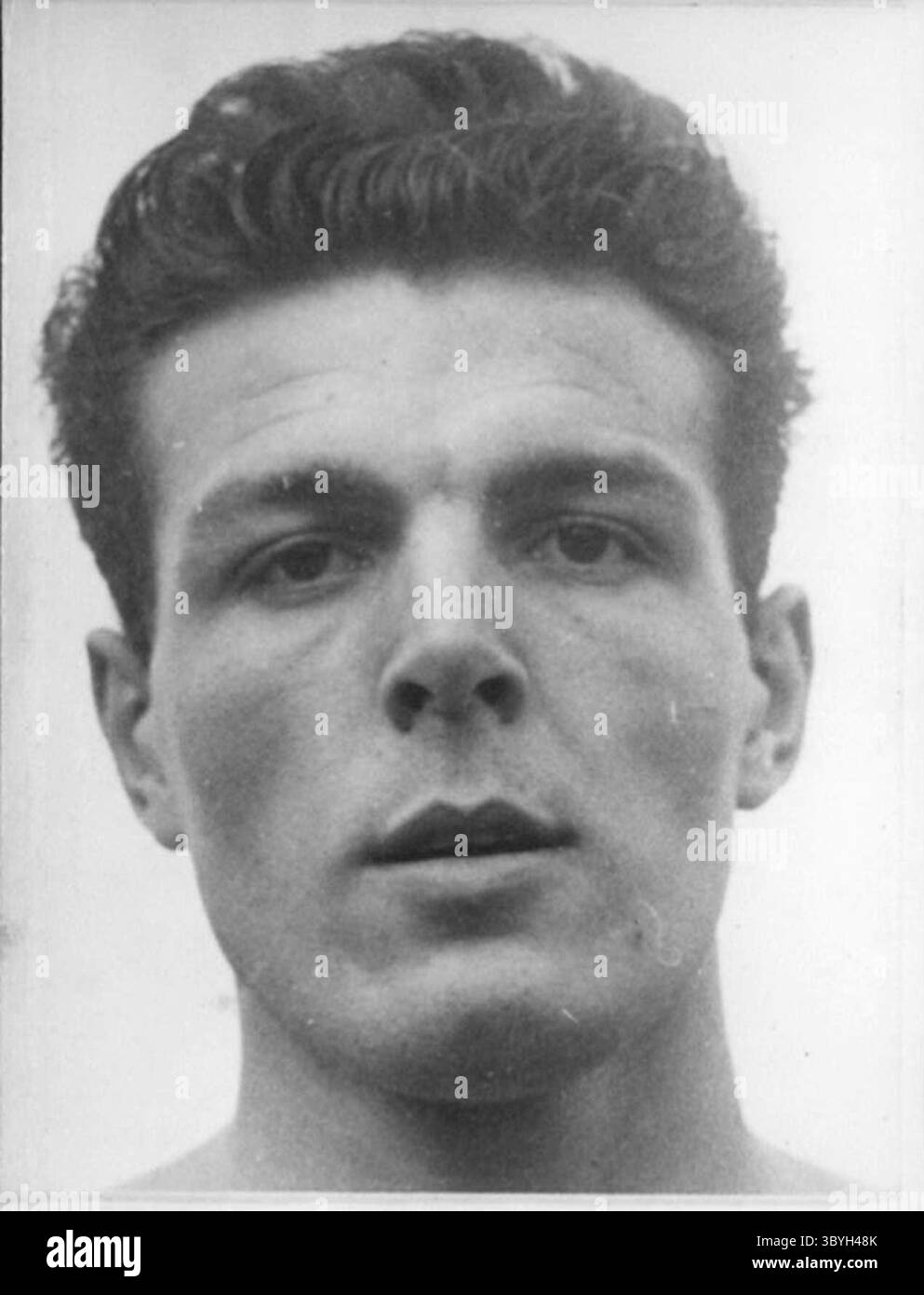 August 1960 - erste Reihe, von links nach rechts: Michel Maquet, Javelin; Syroviatsky, Javelin; Brakcht, Long Jump; und Husson, Hammer werfen. Zweite Reihe, von links nach rechts: Lagorce, Relais 4x100 m, Battista, Triple Jump und Fournier, High Jump. (Kreditbild: © Keystone Press Agency/ZUMA Press Wire) Stockfoto