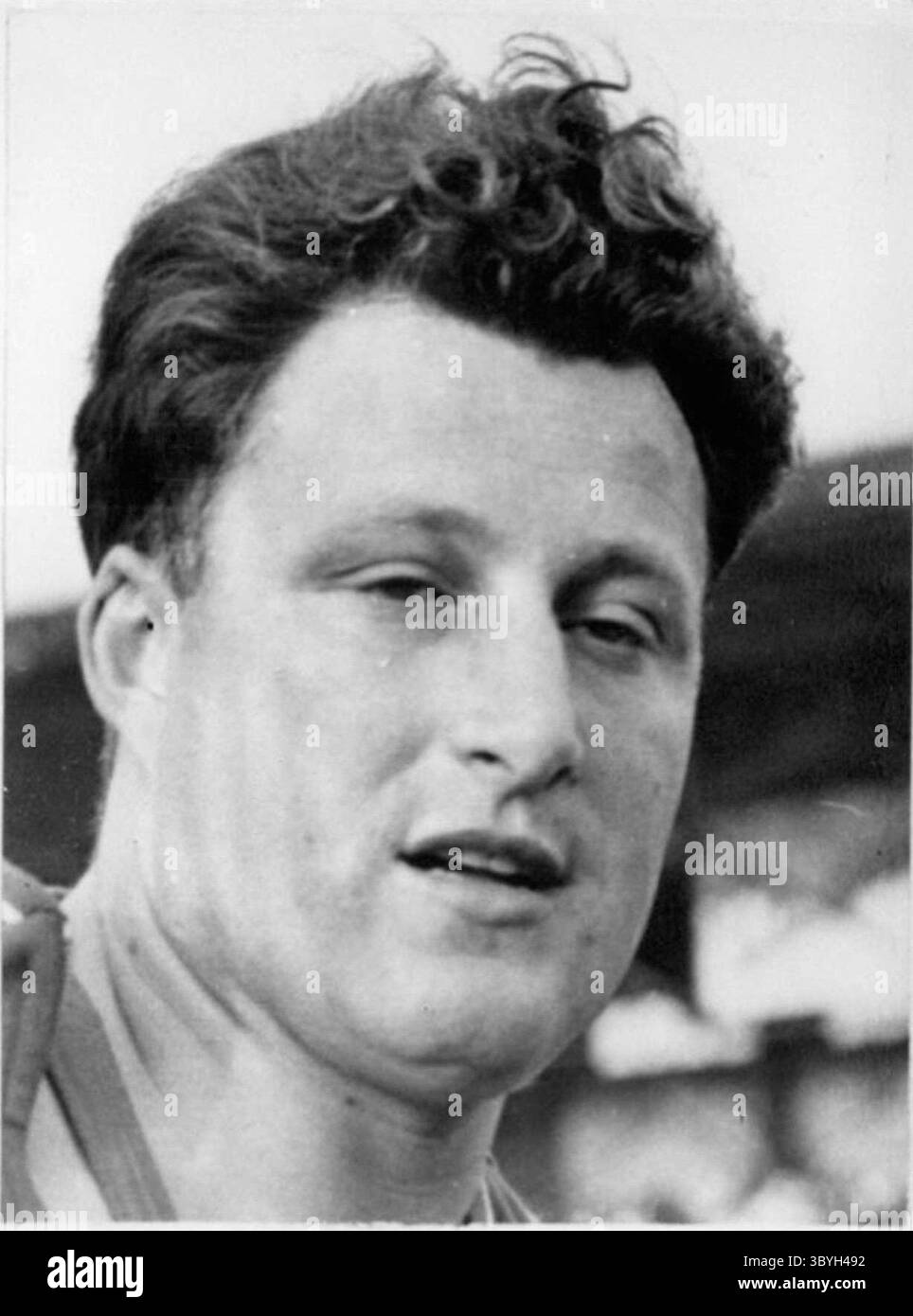 August 1960 - erste Reihe, von links nach rechts: Michel Maquet, Javelin; Syroviatsky, Javelin; Brakcht, Long Jump; und Husson, Hammer werfen. Zweite Reihe, von links nach rechts: Lagorce, Relais 4x100 m, Battista, Triple Jump und Fournier, High Jump. (Kreditbild: © Keystone Press Agency/ZUMA Press Wire) Stockfoto