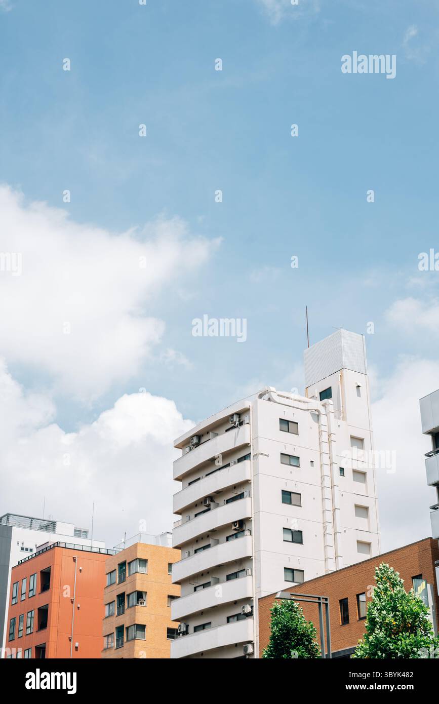 Stadthaus in Tokio, Japan Stockfoto