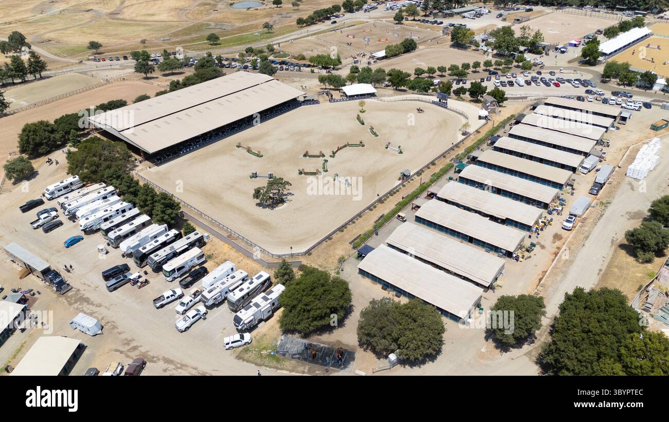 Horse Park in Woodside, Redwood City, Kalifornien Stockfoto