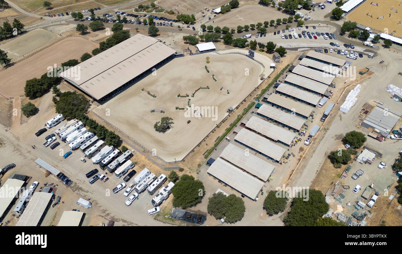 Horse Park in Woodside, Redwood City, Kalifornien Stockfoto