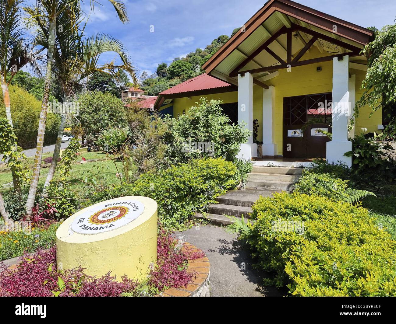 Panama, Stadt Boquete, Hope House eine Stiftung, die Kindern während ihrer Kindheit hilft und sie unterstützt. Dreh am 21. Mai 2022 Stockfoto