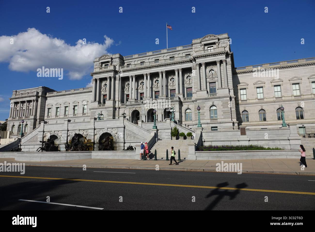 USA Washington DC The Library of Congress – Thomas Jefferson Building Stockfoto