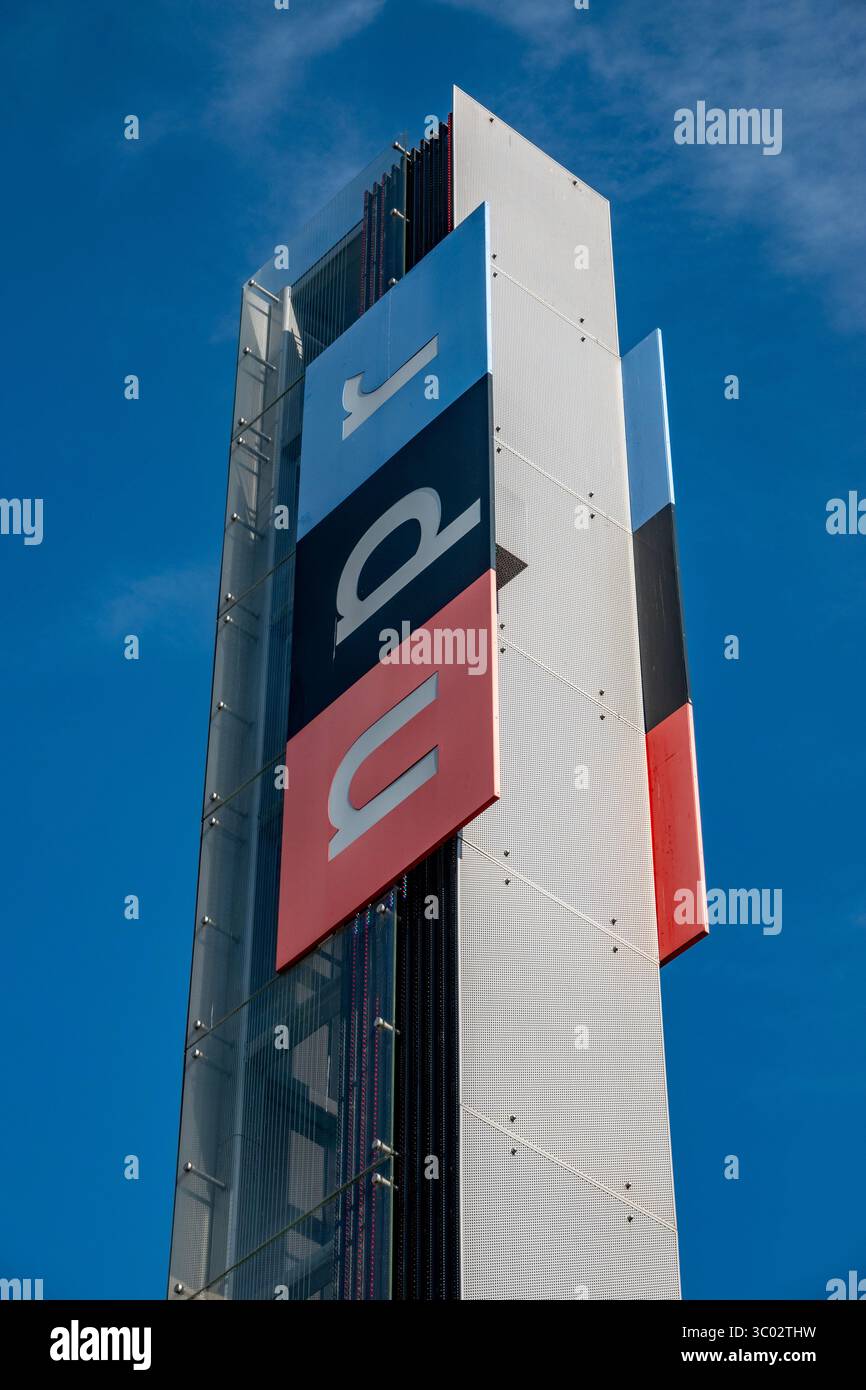 USA Washington DC NPR National Public Radio Hauptsitz außerhalb des Bürogebäudes Stockfoto