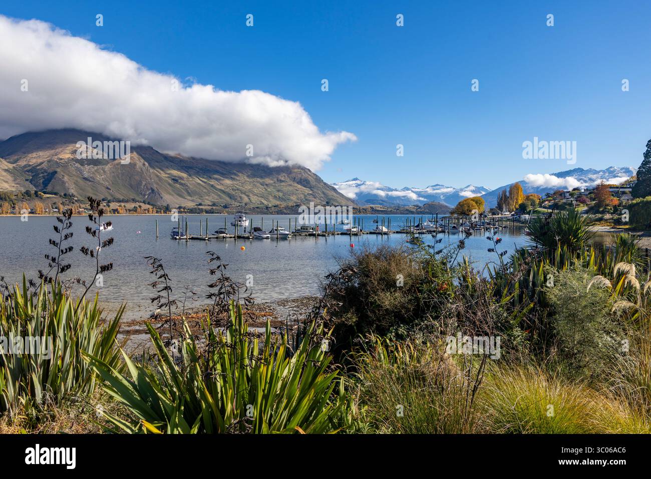 Wanaka, Neuseeland, Lake Wanaka Stockfoto