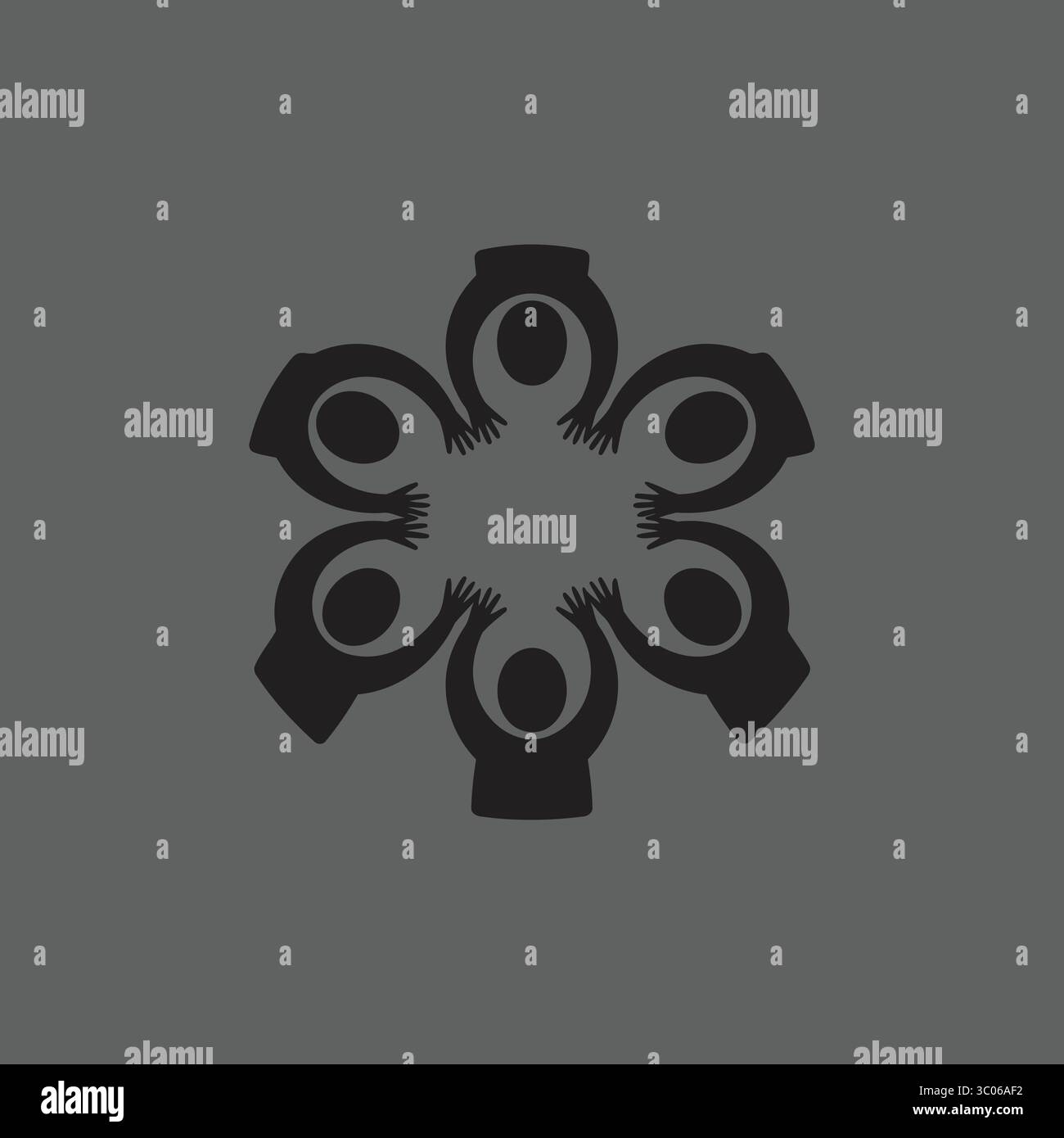 „Community Unity Symbol Illustration“ Stock Vektor