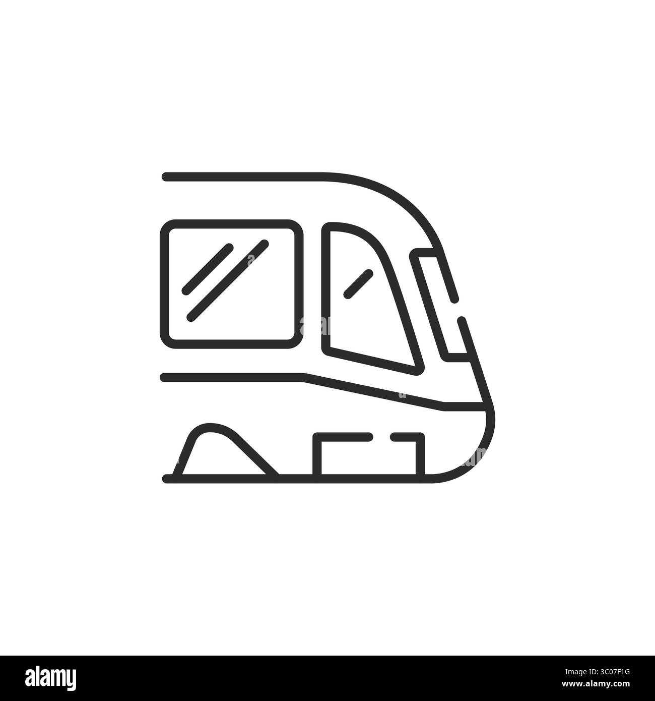 Zug-Symbol Stock Vektor