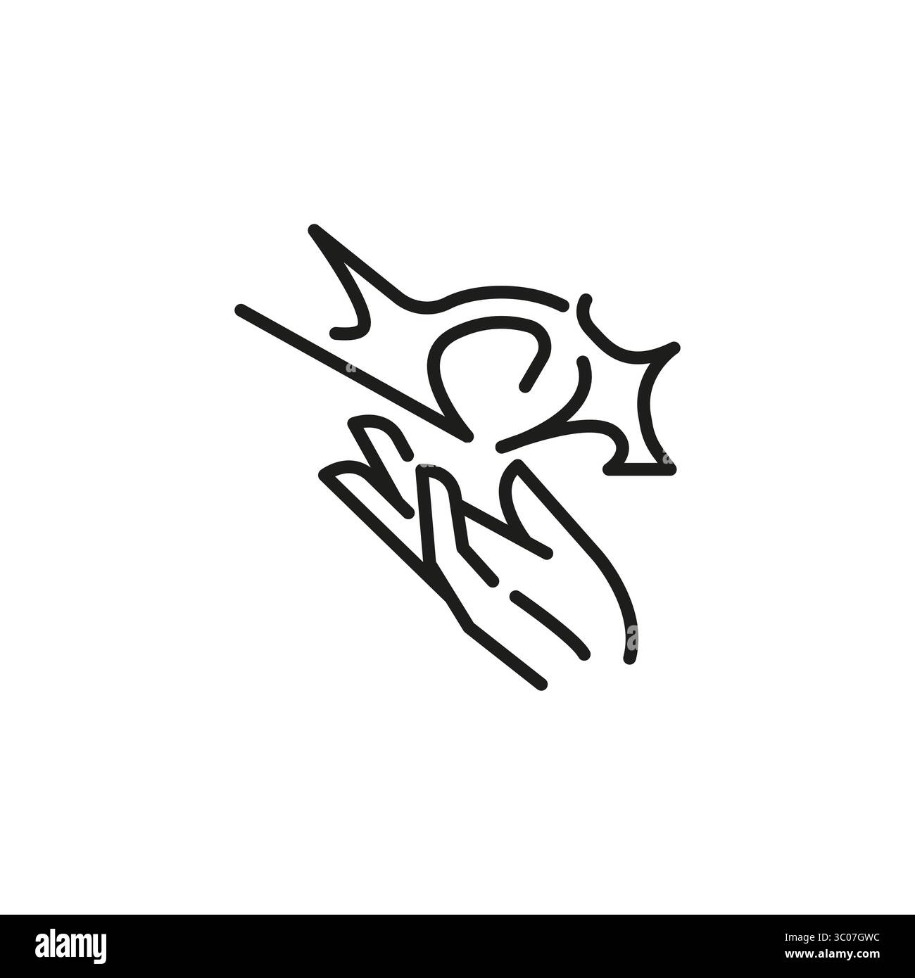 Symbol "Elementsteuerung" Stock Vektor