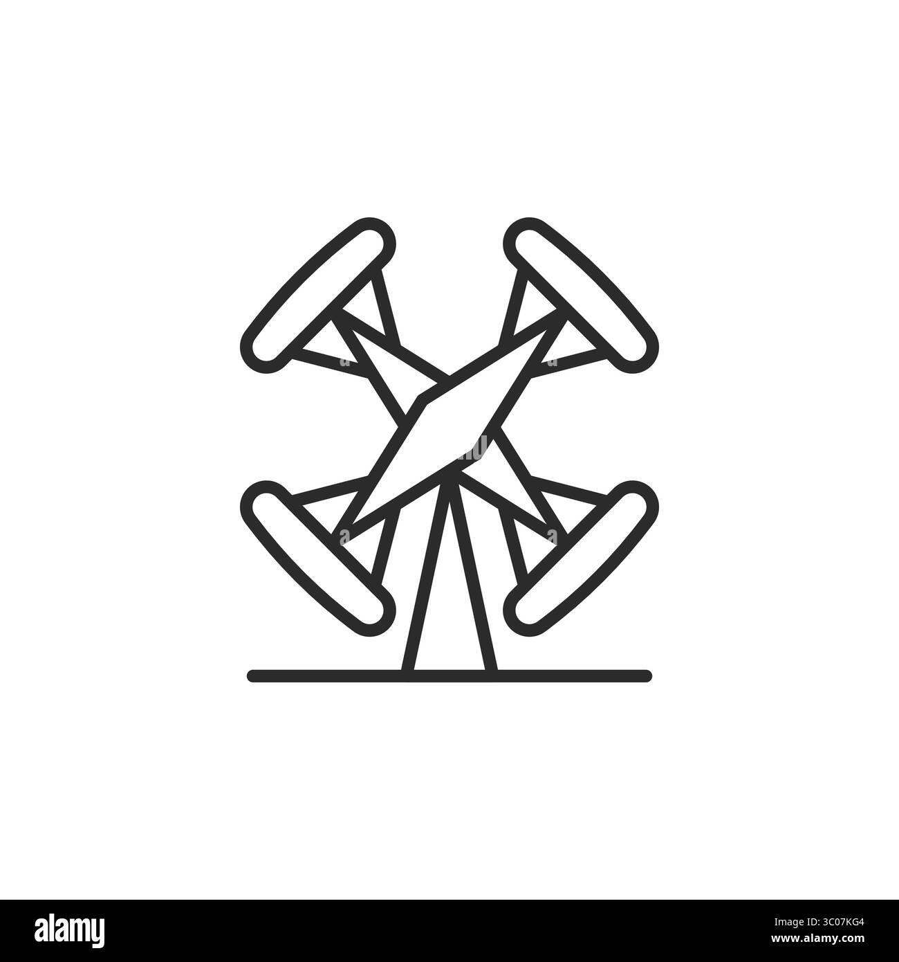 Symbol Für Kamikaze Ride Stock Vektor