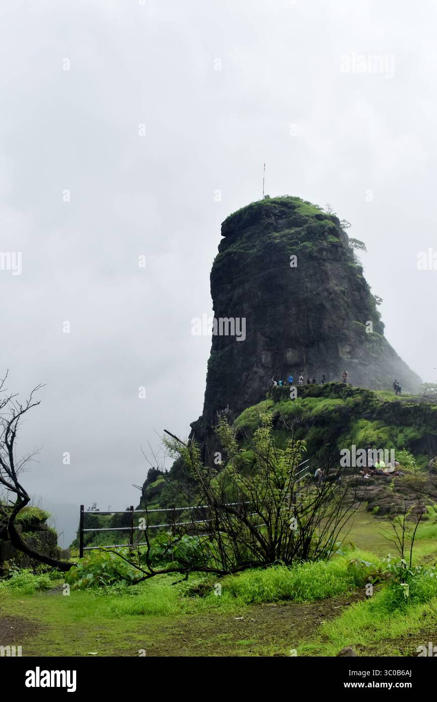 Karnala Fort Funnel Hill Westghats sahyadri Berge Panvel Ragad maharashtra Indien Stockfoto