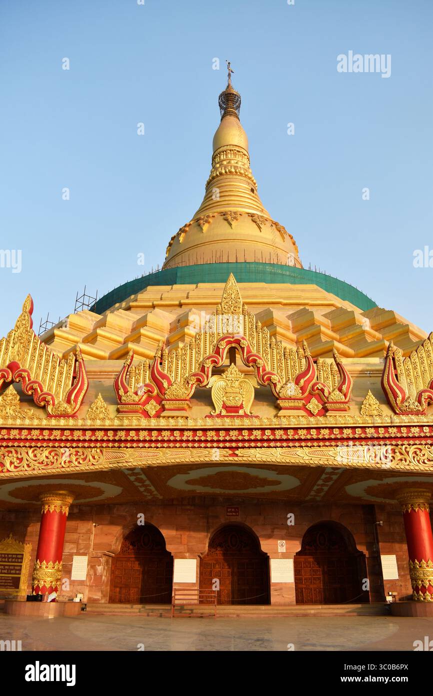 Global Vipassana Pagode Gorai borivali mumbai maharashtra indien Stockfoto