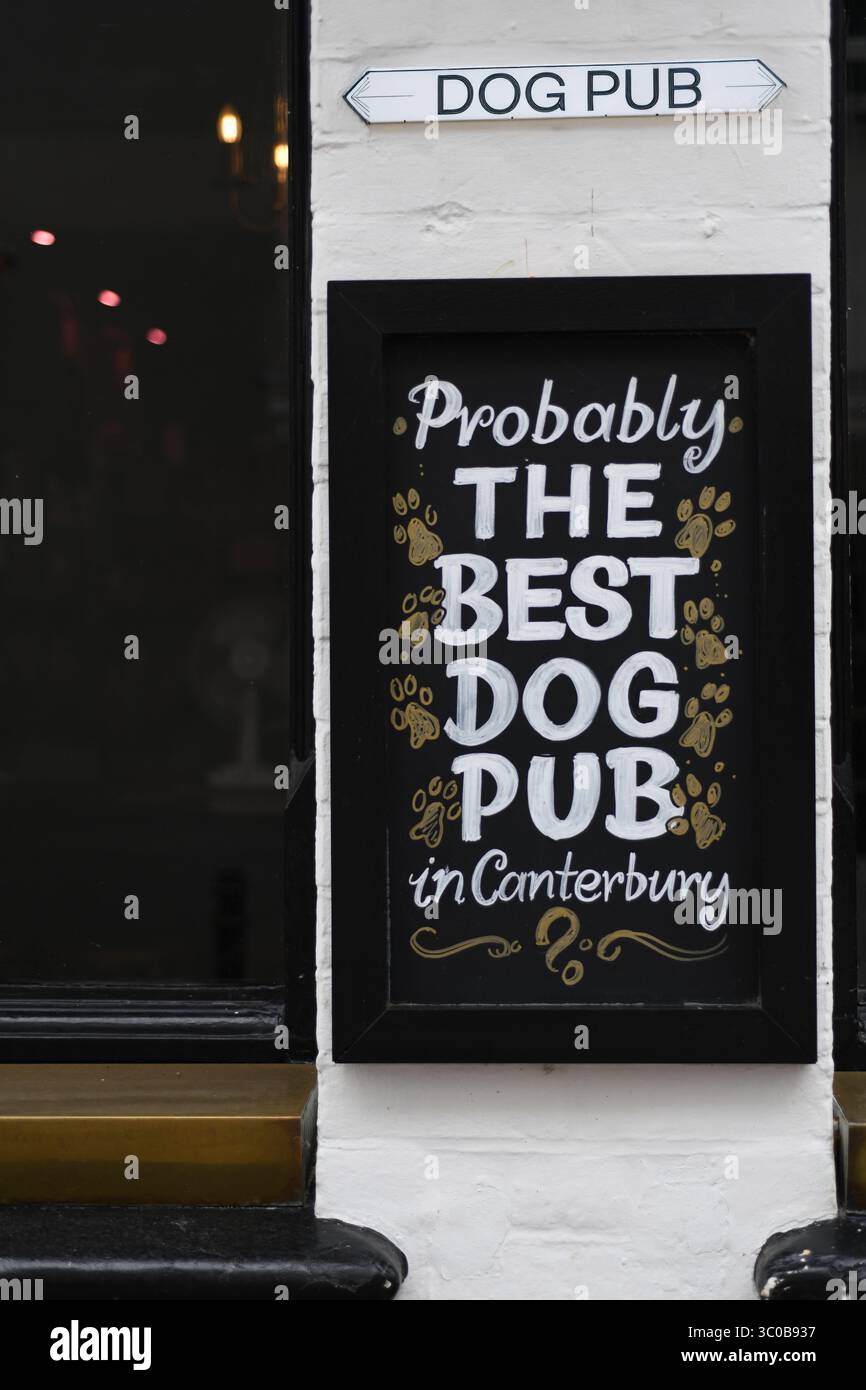 Hundepub Stockfoto