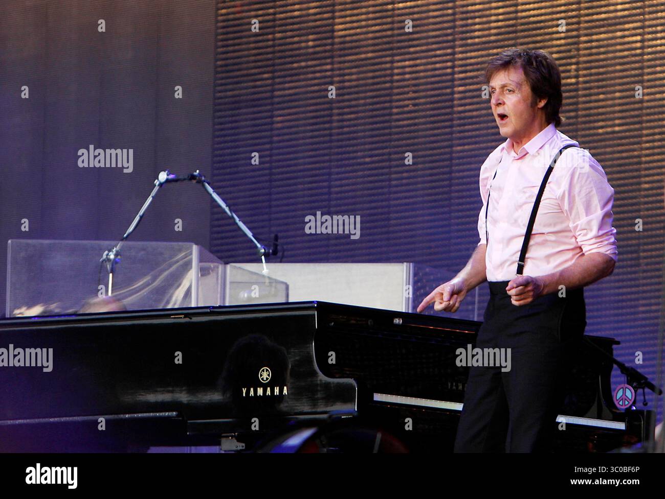 Paul McCartney bei Hard Rock Calling in London - 27. Juni 2010 Stockfoto