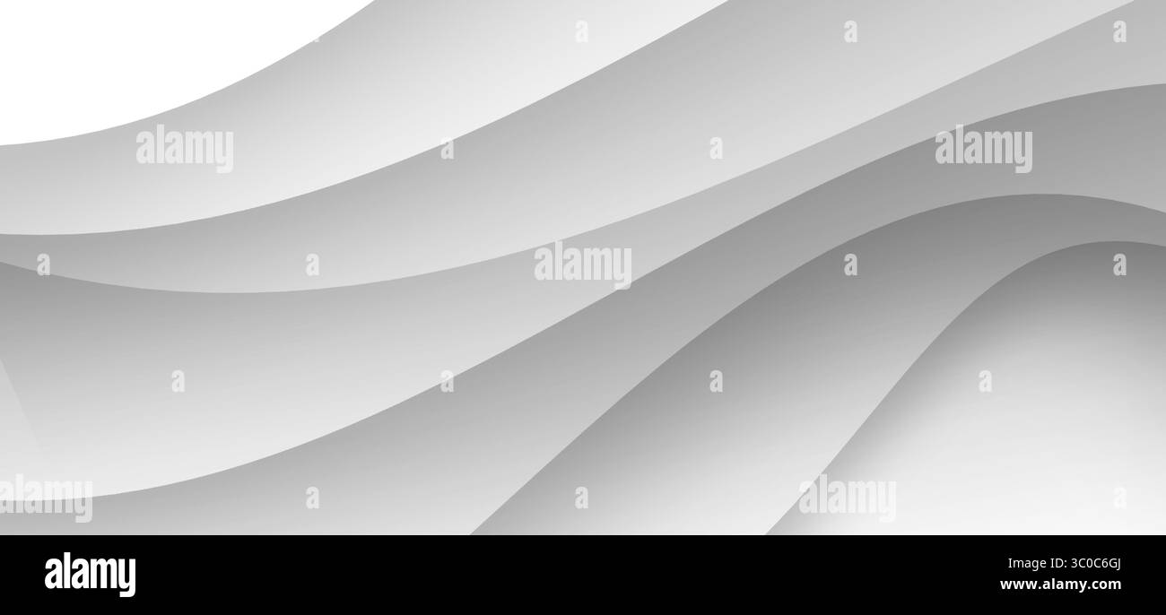 Wellen Weiße Textur Weißer Wellenhintergrund. Weißes Abstraktes, Welliges Hintergrunddesign Mit Minimaler Weicher Papierschicht Stockfoto