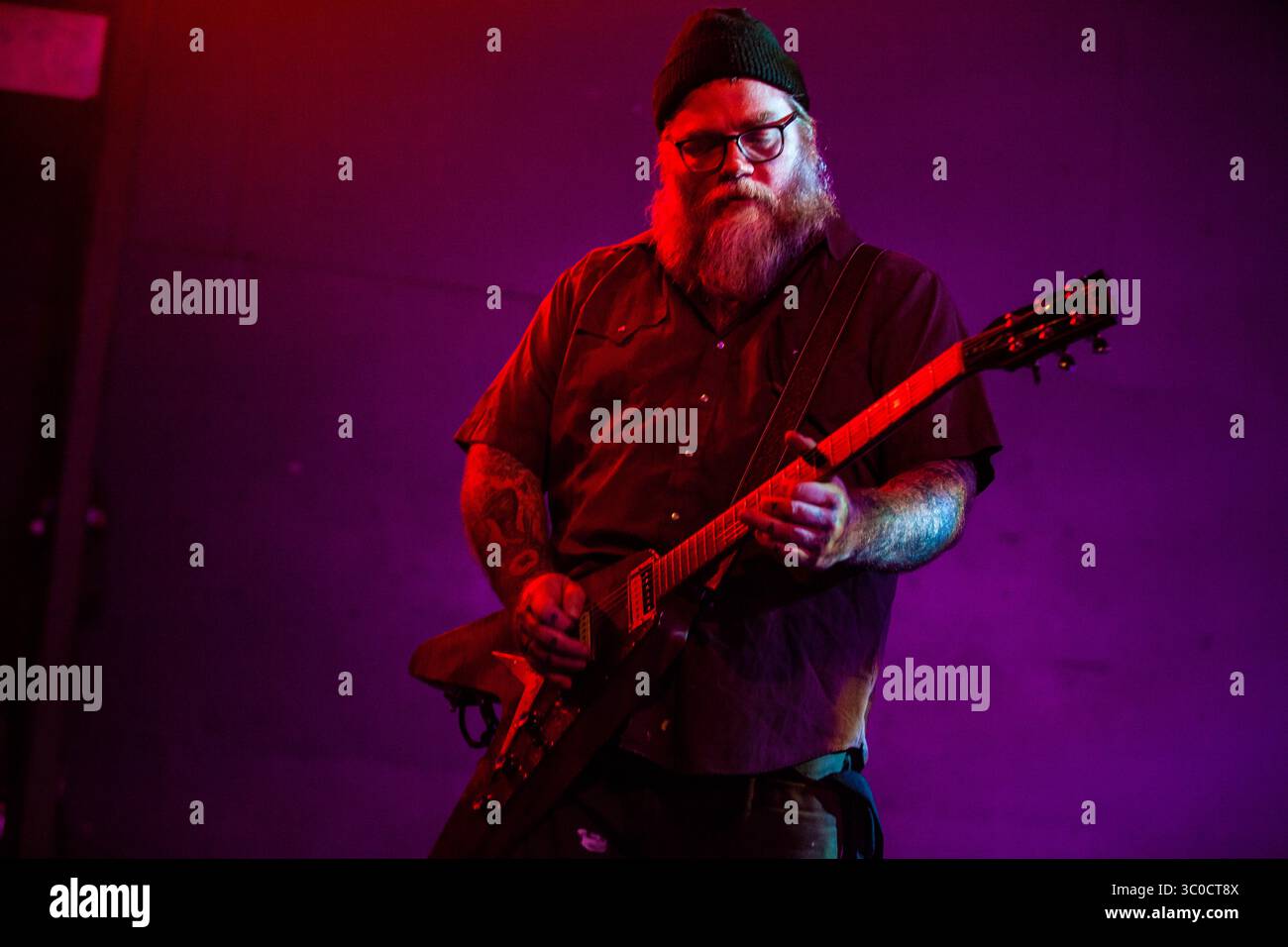 3. November 2018 - Austin, Texas, USA - Lucero tritt am 3. November 2018 (11.03.18) im Stubb's BBQ's Waller Creek Amphitheater in Austin, Texas auf. Foto von BRIAN VENABLE. (Bild: © Michael Mullenix/ZUMA Wire) Stockfoto