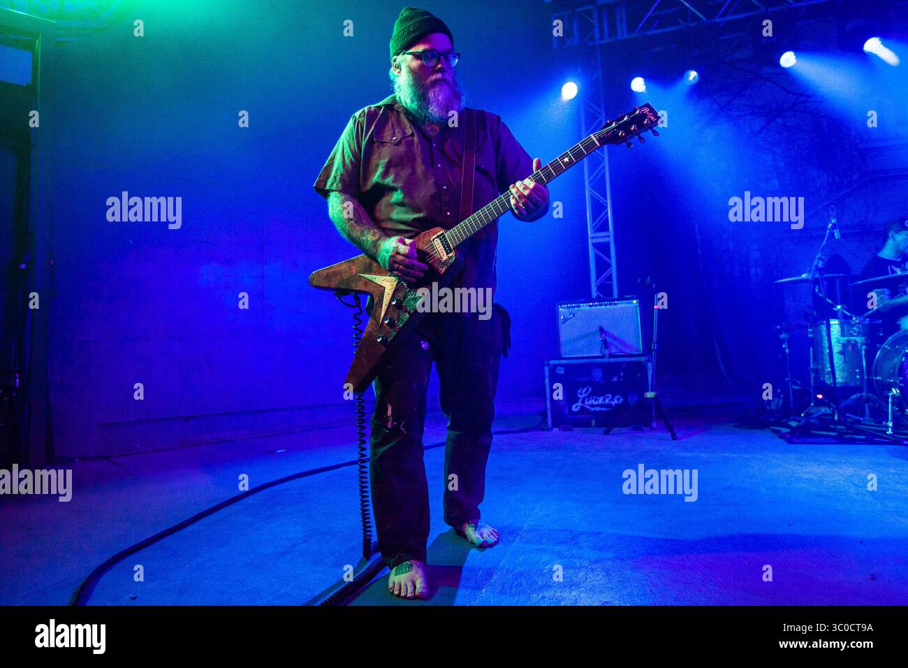 3. November 2018 - Austin, Texas, USA - Lucero tritt am 3. November 2018 (11.03.18) im Stubb's BBQ's Waller Creek Amphitheater in Austin, Texas auf. Foto von BRIAN VENABLE. (Bild: © Michael Mullenix/ZUMA Wire) Stockfoto