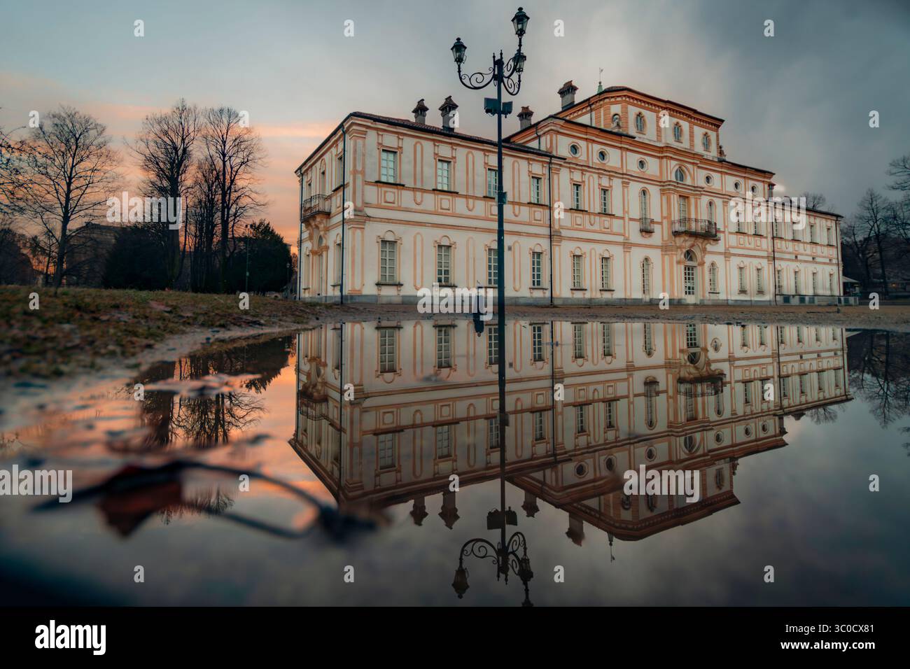 The Tesoriera Villa in its omonimous Park. A XVII century park closed by the modern city. Stockfoto