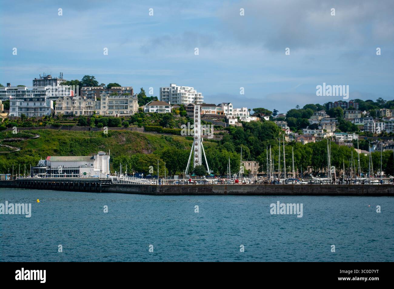 Torquay Marina and Ferris Wheel, Torquay, Devon, England, Großbritannien Stockfoto
